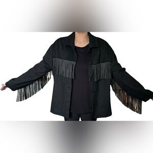 SWEET RAIN Fringe Jacket